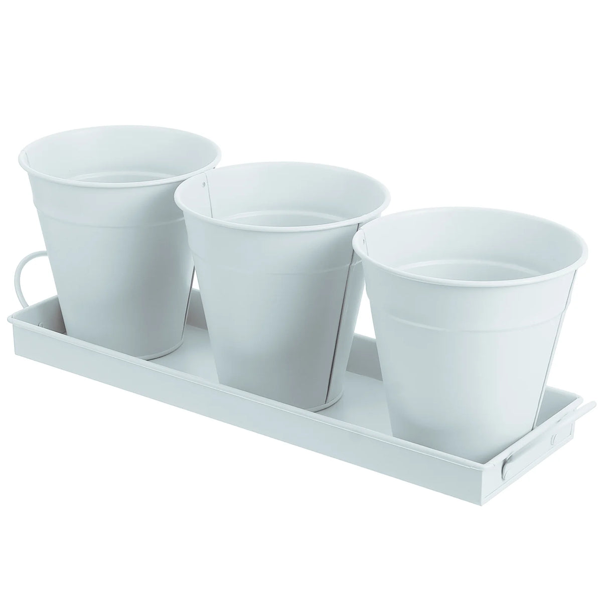 6 pcs Garden Flower Pot with 1pc Tray Y129