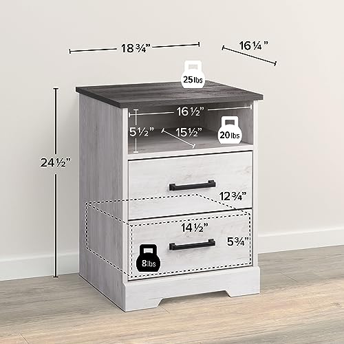 Black 6 Drawer Dresser G55082
