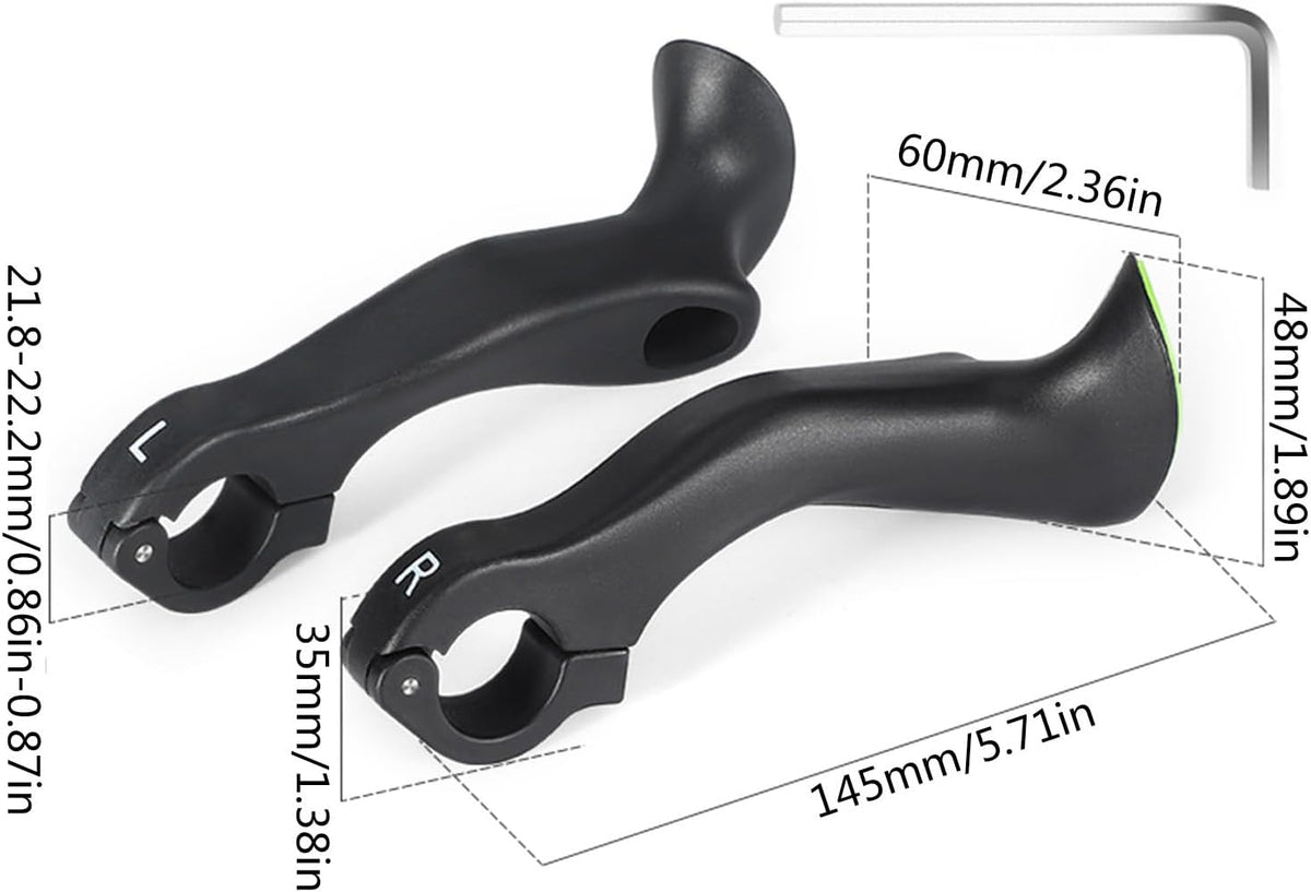 Ergonomic Nonslip Handlebar Ends Z352620