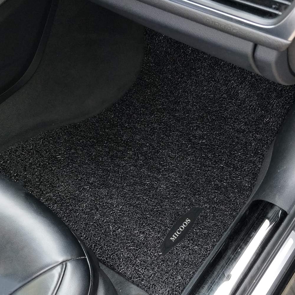 Compatible with Car Floor Mat Carpet for BMW 4 Series (2014-2020) F33, Convertible, All Weather Heavy Duty Floor Mat Set Waterproof Stain-Resistant (Black) O636969