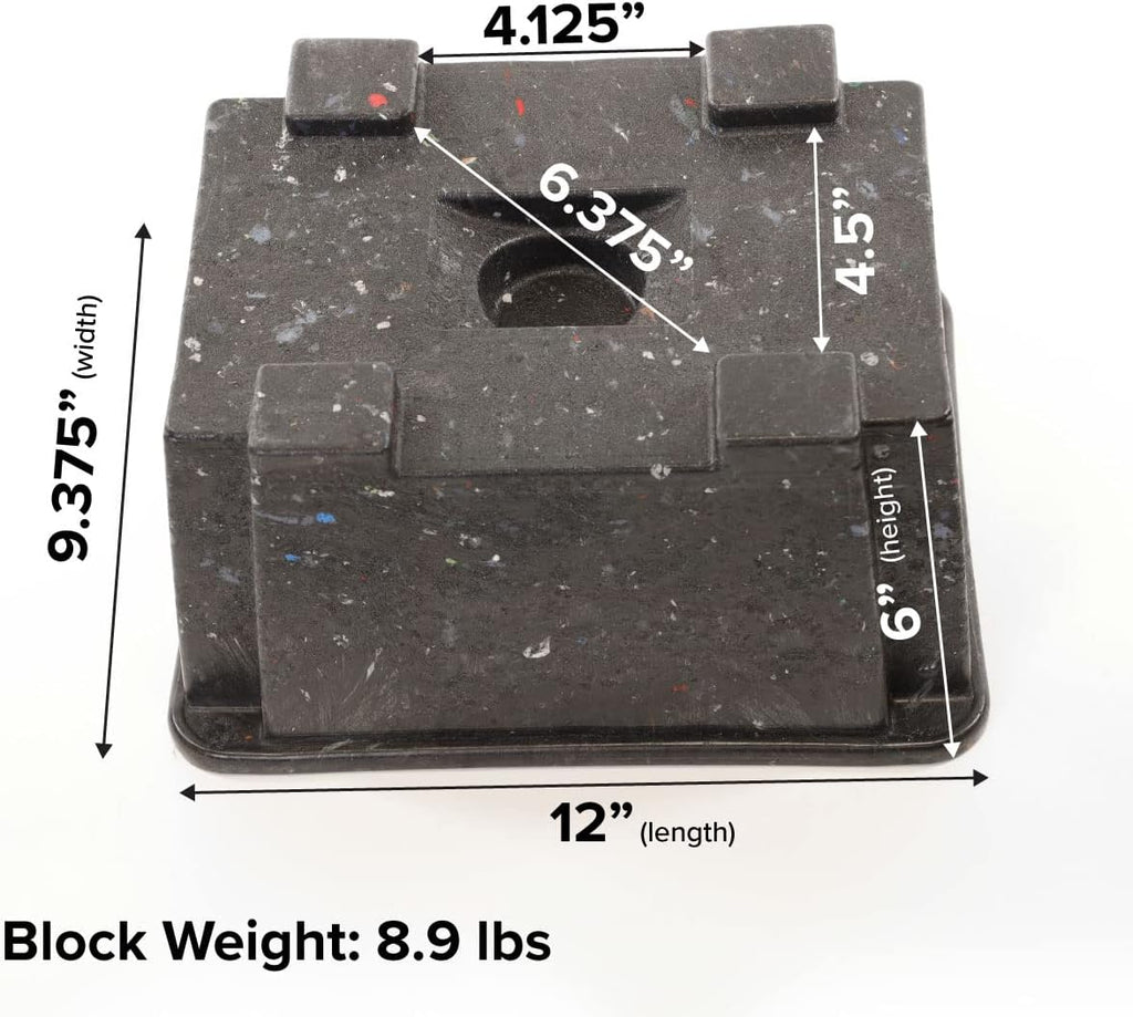 5 Pack Trailer Jack Blocks D1491
