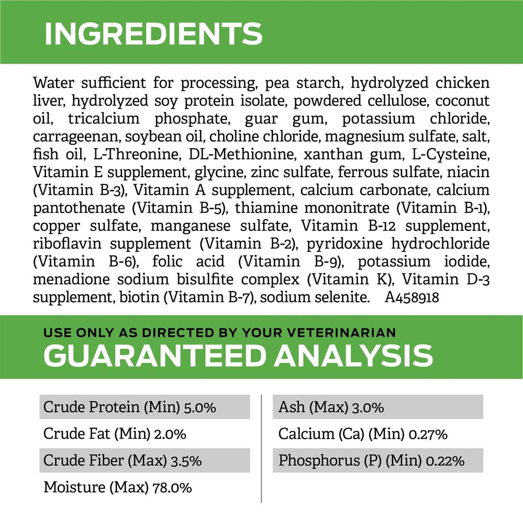 Hydrolyzed Chicken Flavor Canine Formula in Sauce Wet Dog Food J56418