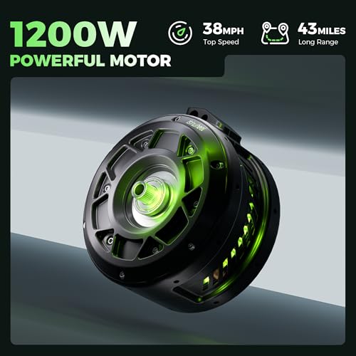 21/38 MPH 1200W Electric Scooter with Seat V791