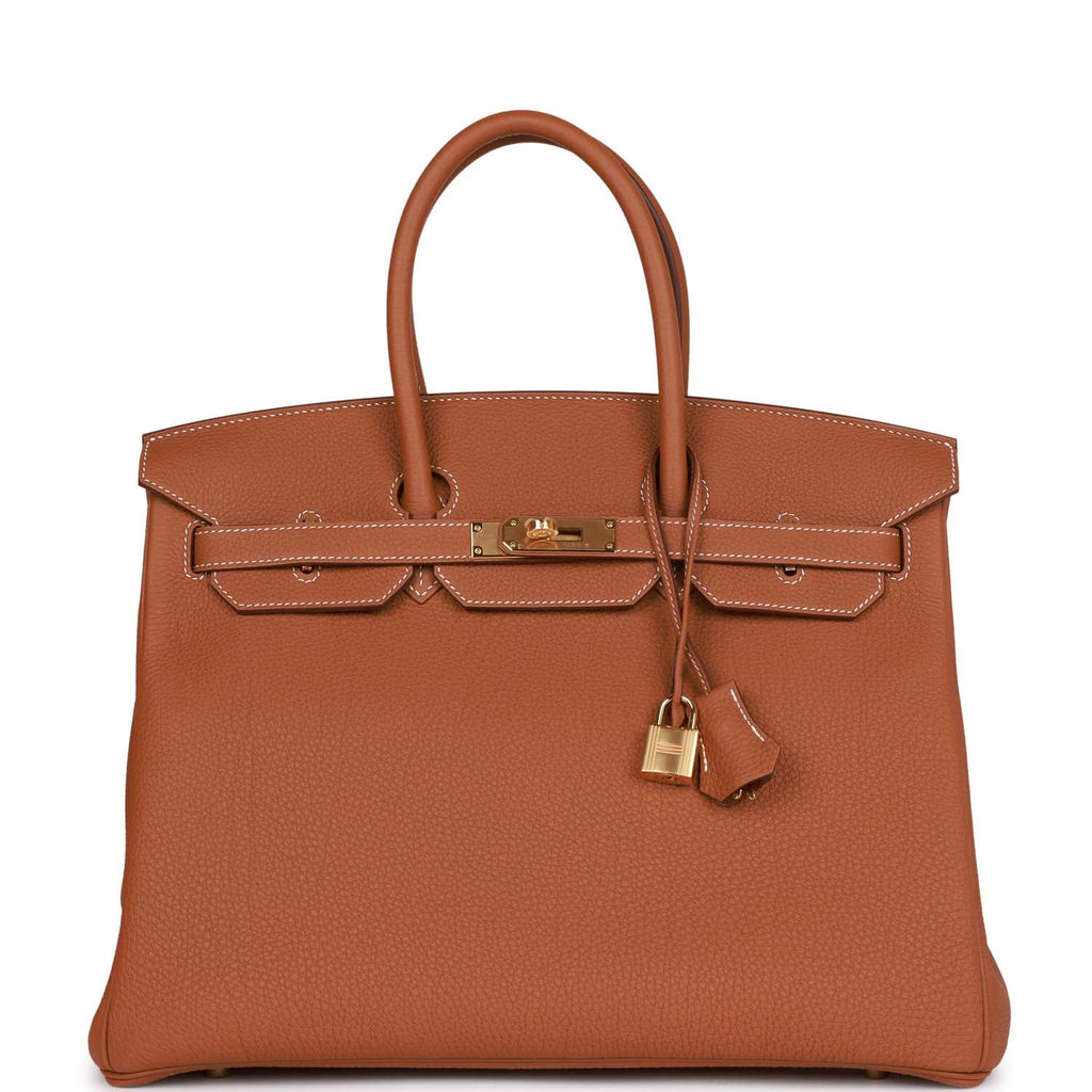 Gold Leather Handbag L522237
