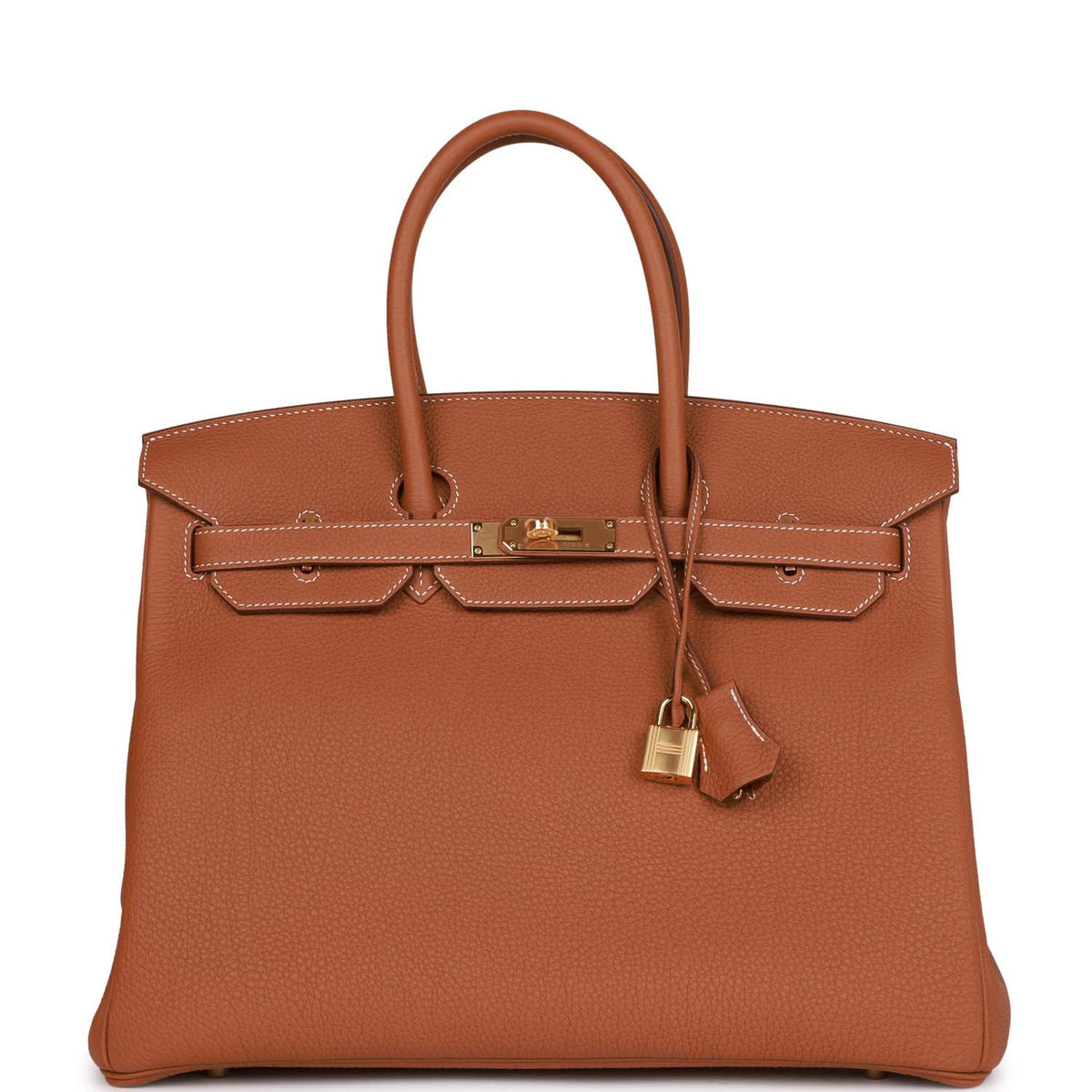 Gold Leather Handbag L522237