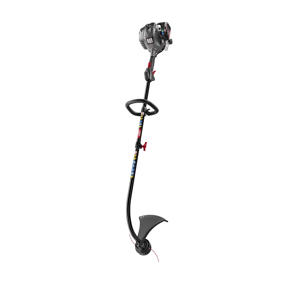 Black 2-Cycle Gas 25cc Curved Shaft String Trimmer T24768