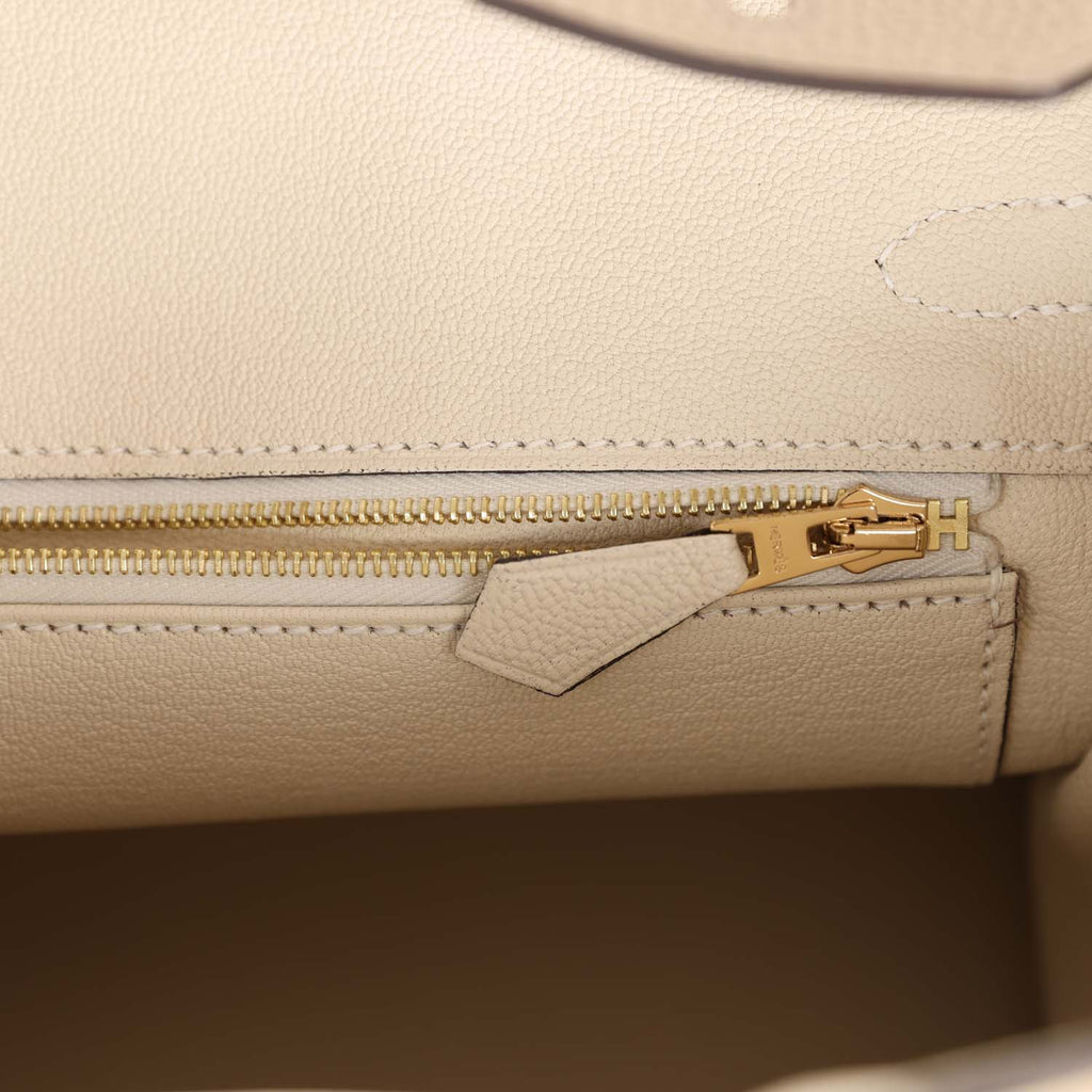 Trench and Beton Togo Leather Bag Z30775