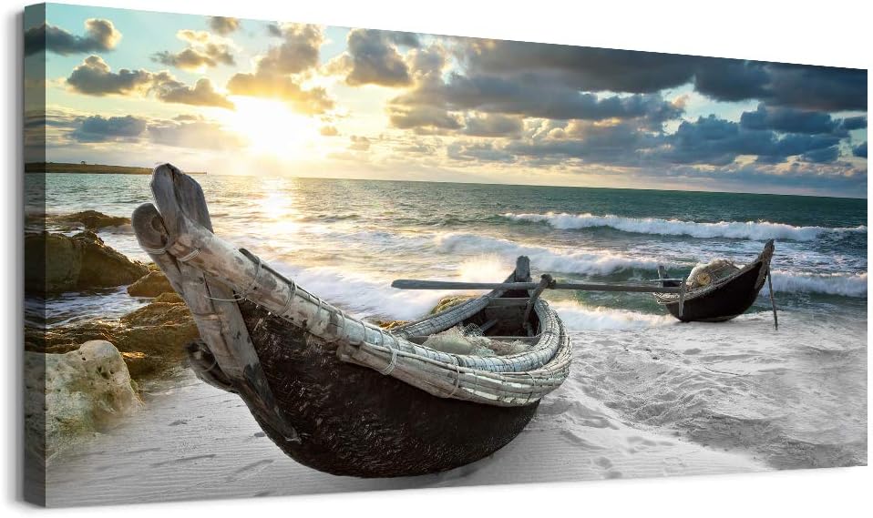 Blue Ocean Mermaid Canvas Wall Art H191790