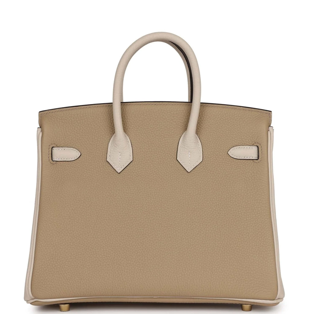 Trench and Beton Togo Leather Bag Z30775