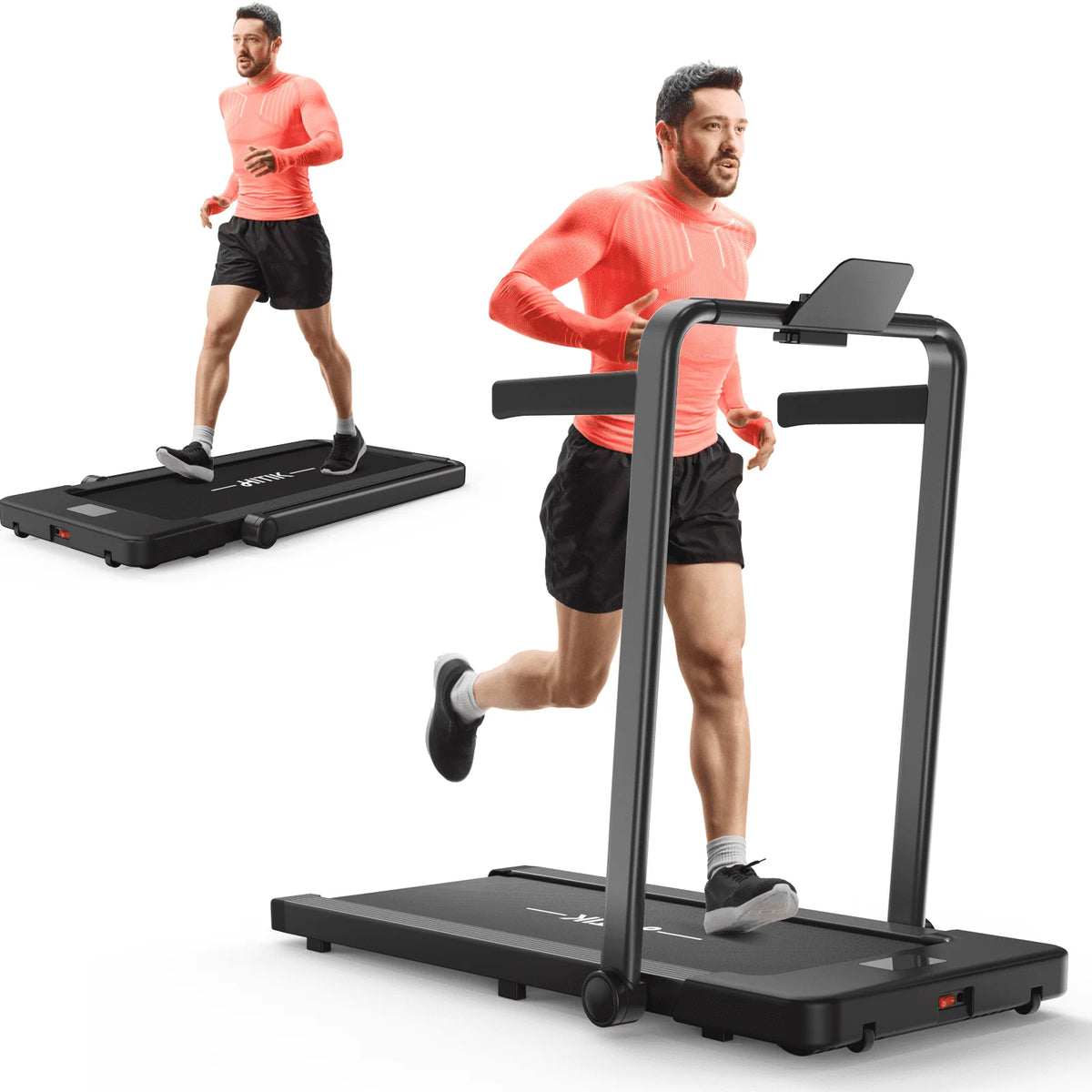 2.5HP 2-in-1 Folding Under Desk Treadmill C589