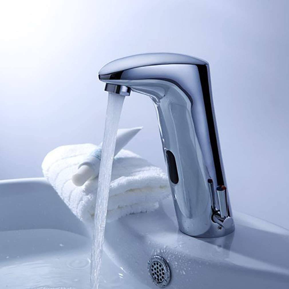 Touch Free Automatic Sensor Sink Faucet with Temperature Control Handle X277864
