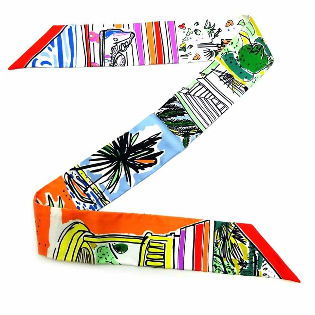 Silk Scarf F8806