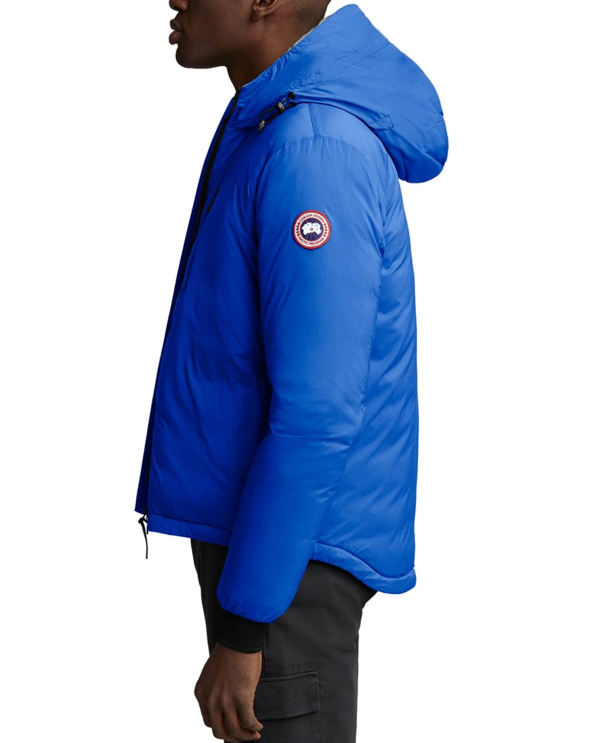 Blue Hooded Down Jacket G7272