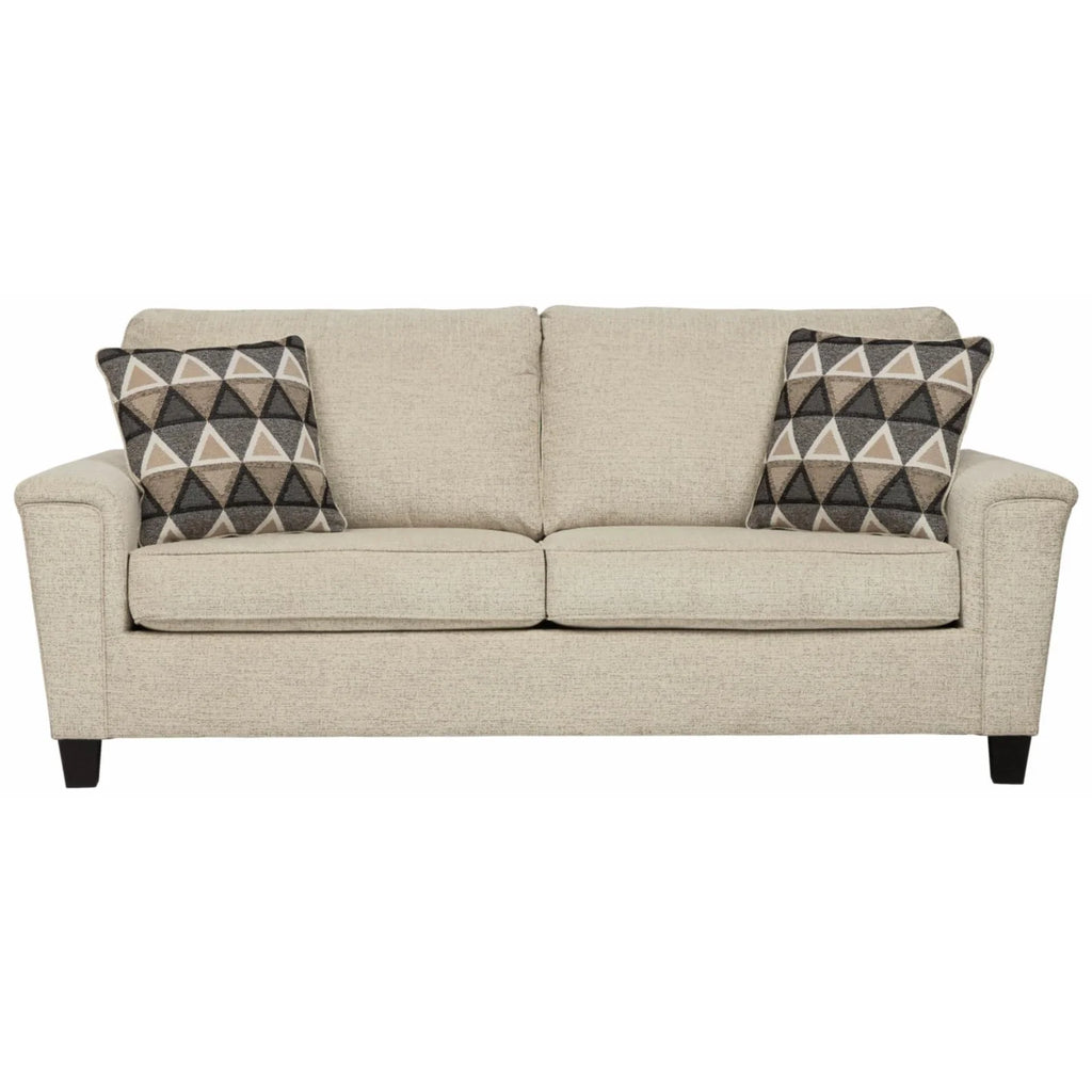 Smoke Gray Fabric Loveseat Q20139