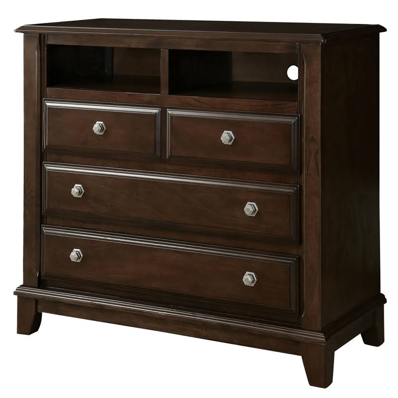 Brown Cherry Media Chest P844