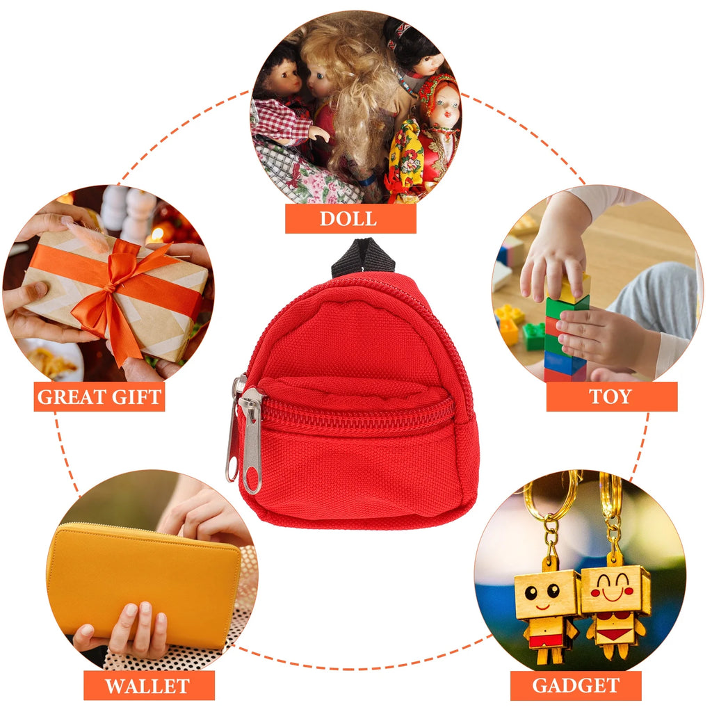 Mini Doll Backpack Toy Schoolbag N1500