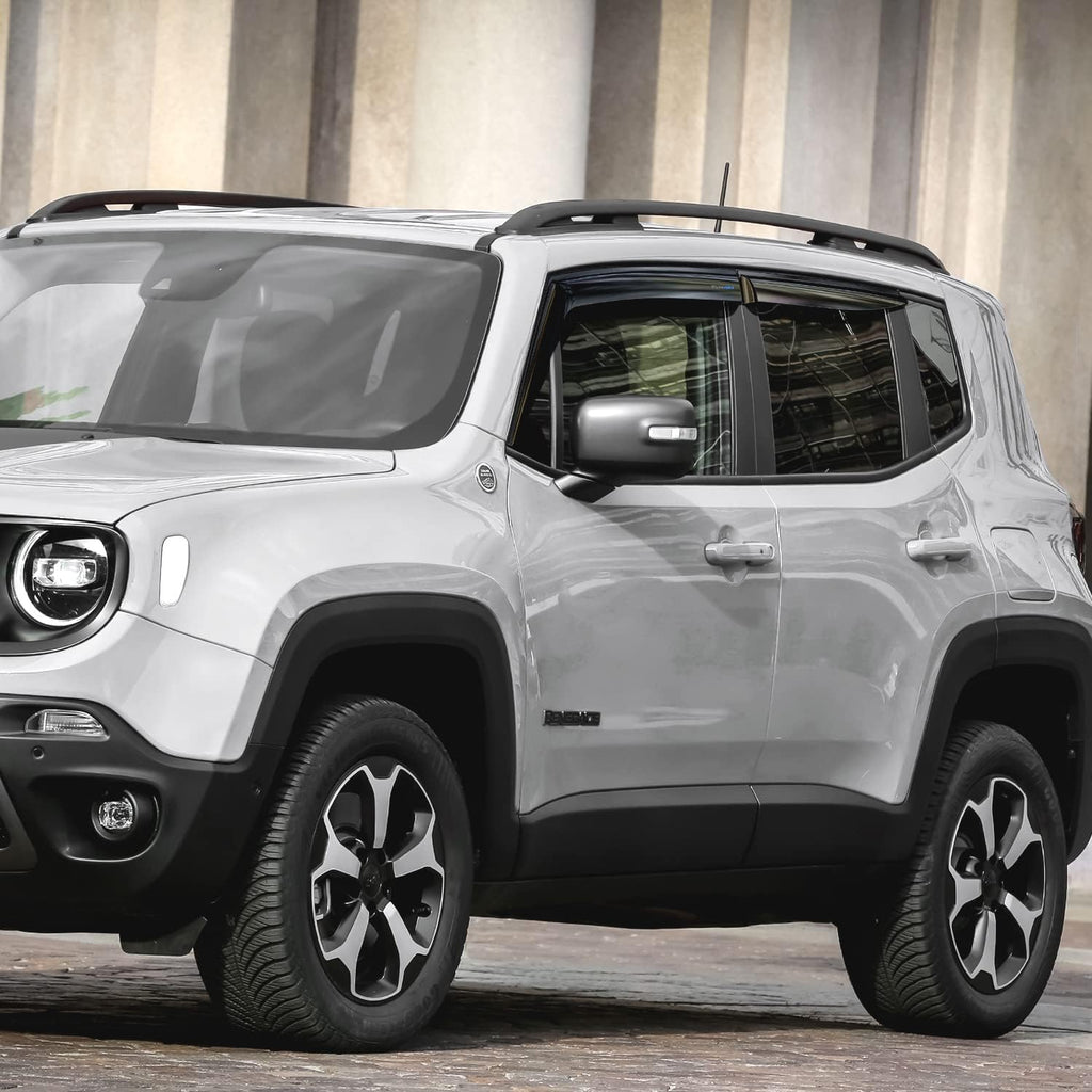 4 pcs Dark Smoke Rain Guards for Jeep Renegade 2015-2022 H246443
