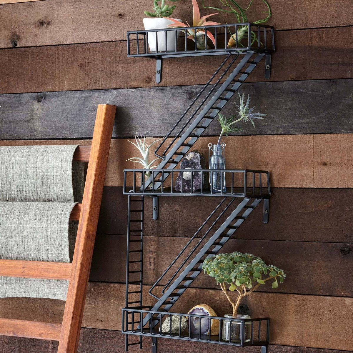 Black Wall Shelf T392