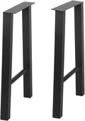 Black Metal Furniture Legs 28” 2 Pcs V4808
