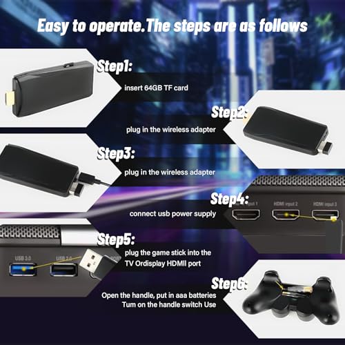 Retro Gaming Console with 30000+ games, 4K HDMI Output, dual 2.4GHz wireless controllers R218