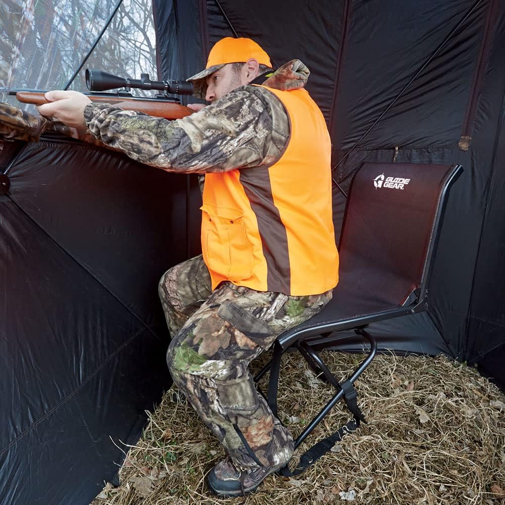 Portable Folding Swivel Hunting Chair 500-lb. Capacity Z269979