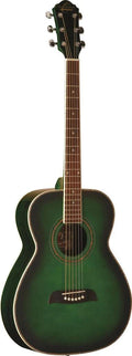 Transparent Green Acoustic Guitar Q8593
