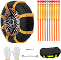 Adjustable Traction Tire Chains for Tyres Width 145-285mm Pack of 2 X46605