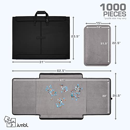 1500-Piece Puzzle Caddy with Non-Slip Felt Surface A74235