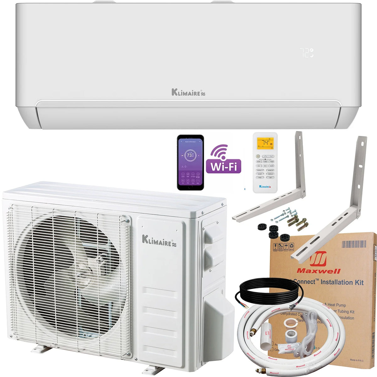 12,000 BTU 23 SEER2 Ductless Mini-Split Heat Pump Air Conditioner B636