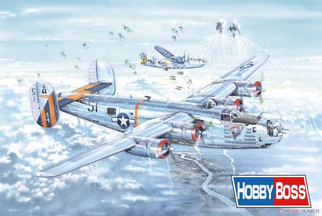 1/32 Consolidated B-24J Liberator Plastic Model Kit X3235