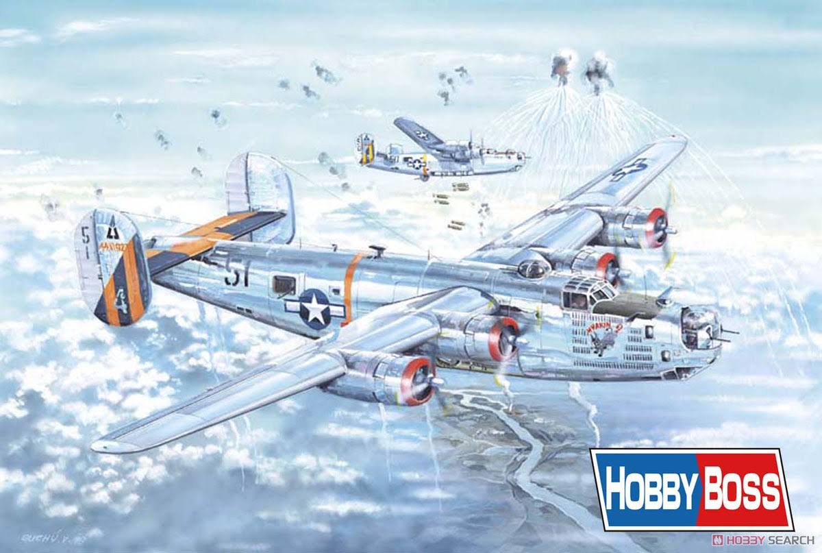 1/32 Consolidated B-24J Liberator Plastic Model Kit X3235