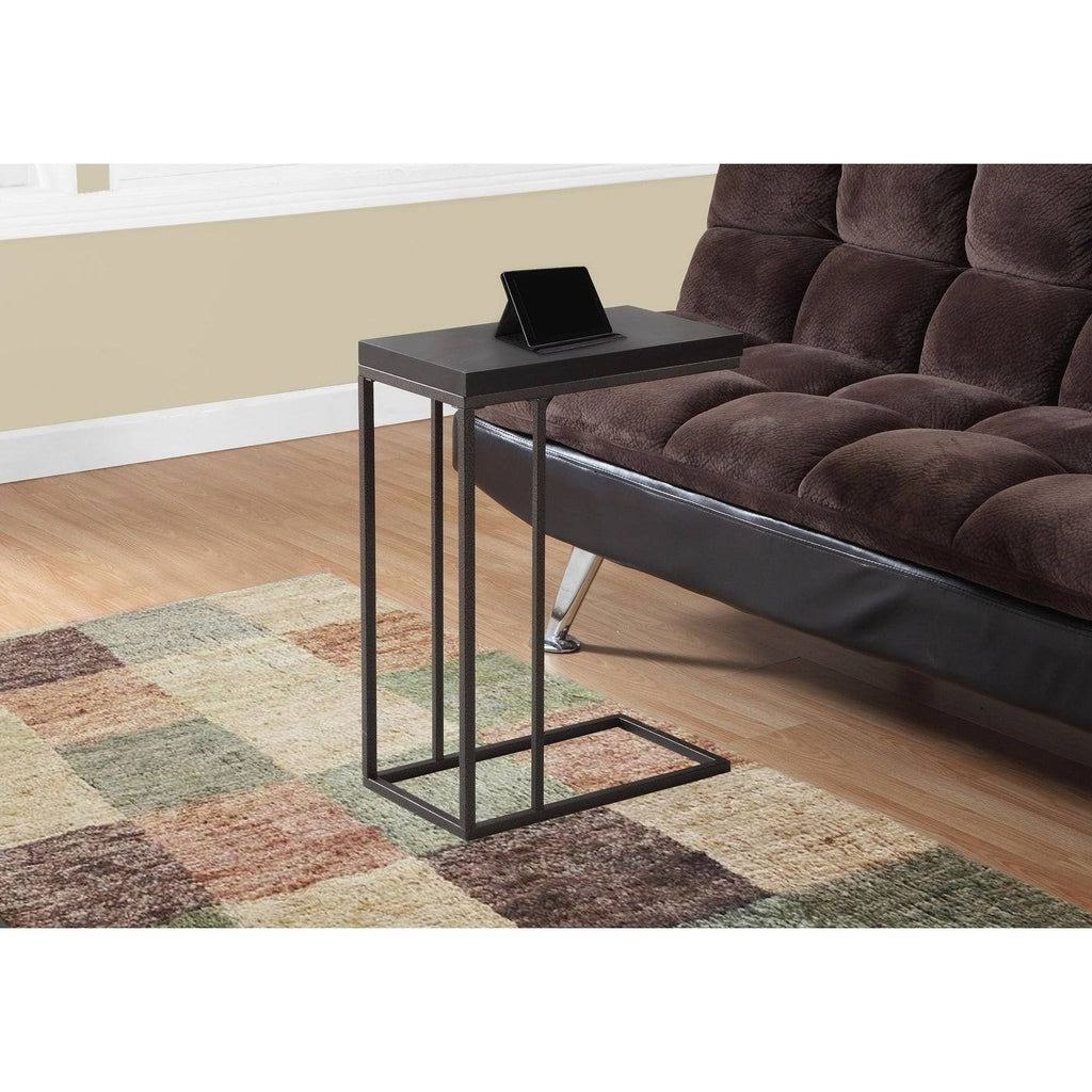 Cappuccino Bronze Metal Accent Table Z403
