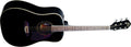 Black Dreadnought Acoustic Guitar C111