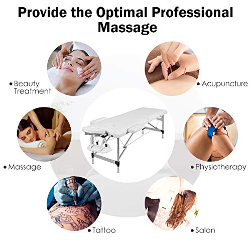 84" Portable Massage Bed with Carry Case S222