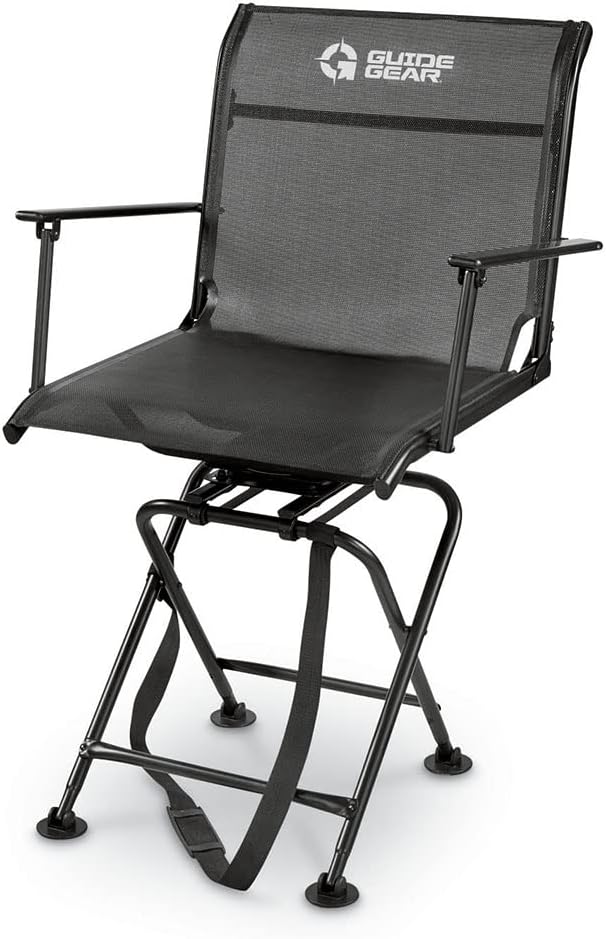 Portable Folding Swivel Hunting Chair 500-lb. Capacity Z269979