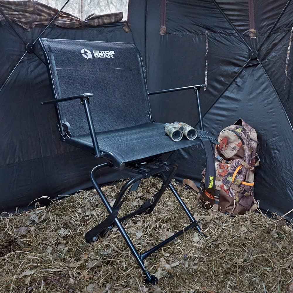 Portable Folding Swivel Hunting Chair 500-lb. Capacity Z269979