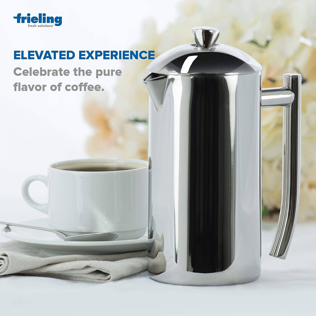Double Wall Stainless Steel French Press Coffee Maker O6348