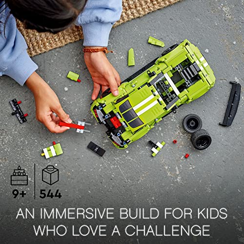 LEGO Technic Ford Mustang Shelby GT500 Building Set 42138 Pull Back Drag Race Toy Car Model Kit G478