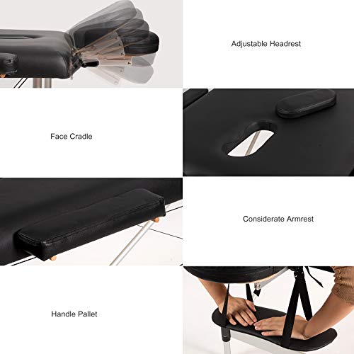 84" Portable Massage Bed with Carry Case S222