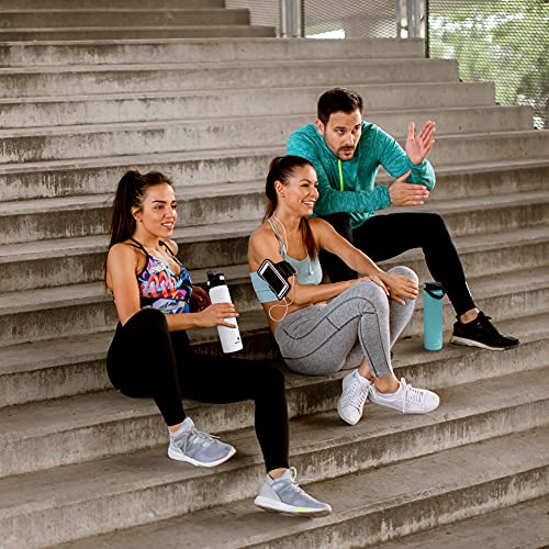 Triple Wall Vacuum Insulated Stainless Steel Water Bottle with Flip Straw B234271