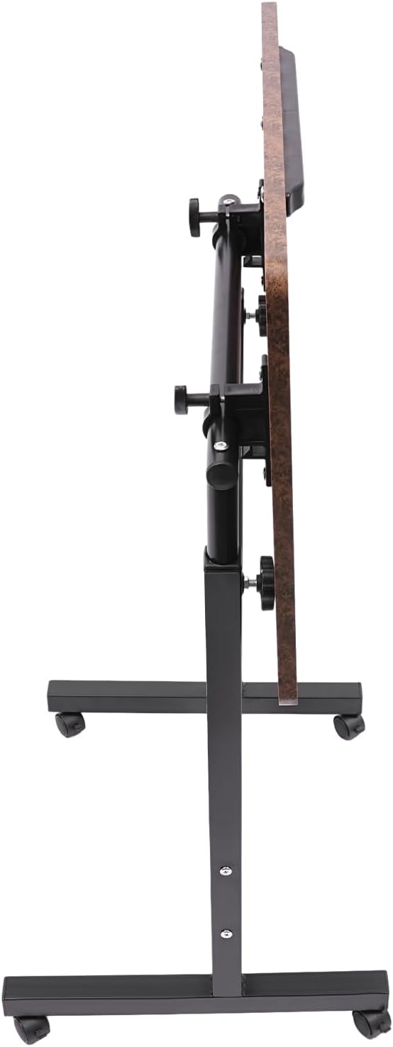 24 x 16 inch Adjustable Height Rolling Desk E322