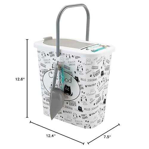 3 Gallon Dry Food Container with Scooper Y90927