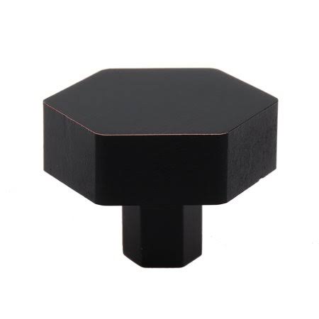 1-1/2 in. Oil Rubbed Bronze Hexagon Cabinet Knobs, Pack of 25 H63651