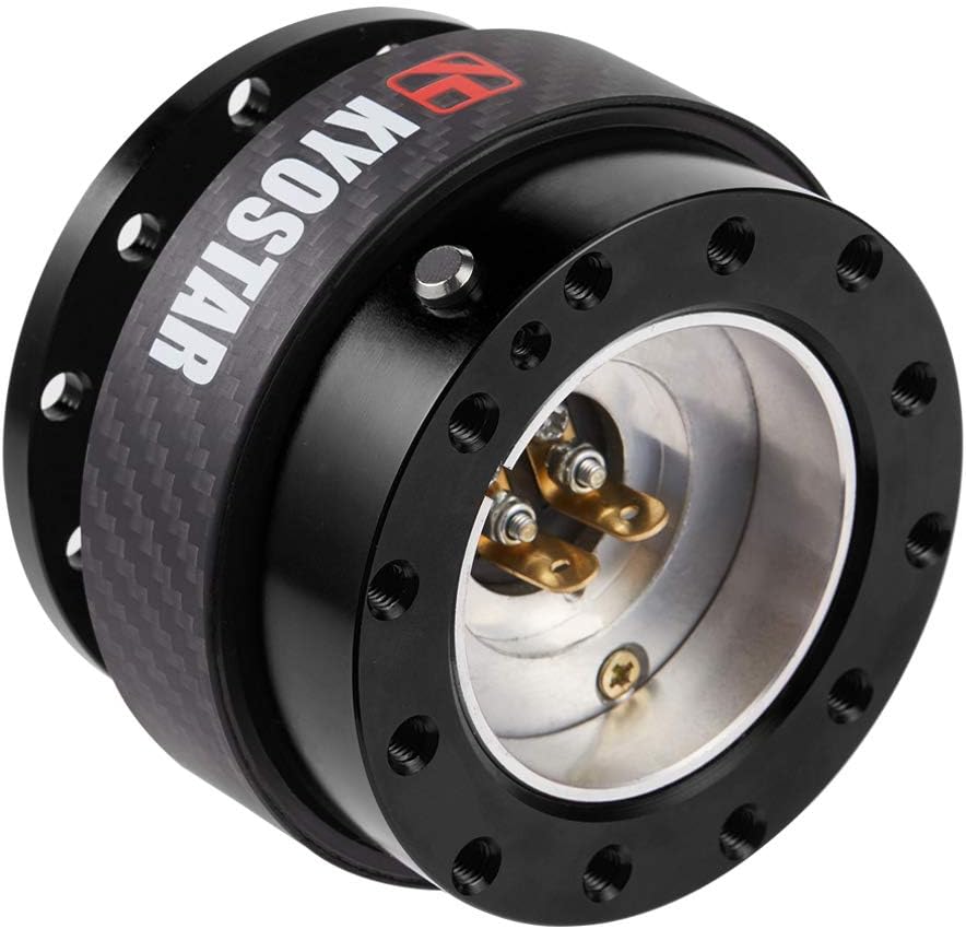 Steering Wheel Quick Release Hub Adapter with Carbon Fiber Ring R164