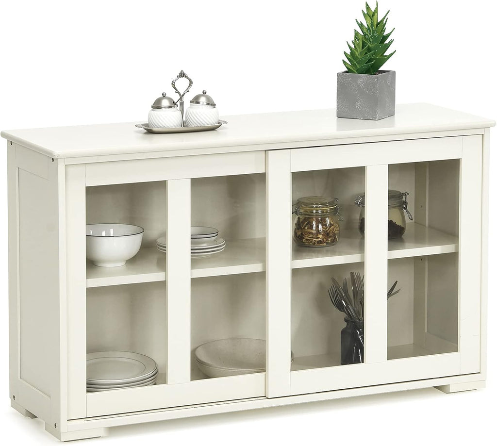 Espresso Sideboard with Sliding Door B997542