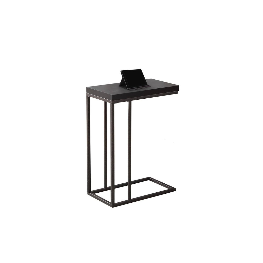 Cappuccino Bronze Metal Accent Table Z403