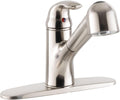 RV Kitchen Pull Out Faucet Brushed Nickel Y819104