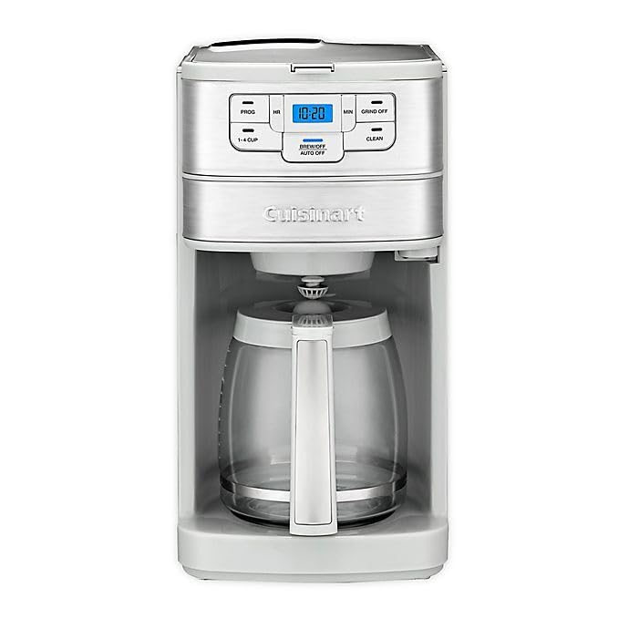 12-Cup Automatic Grind and Brew Coffeemaker, Black/Stainless Steel A50924
