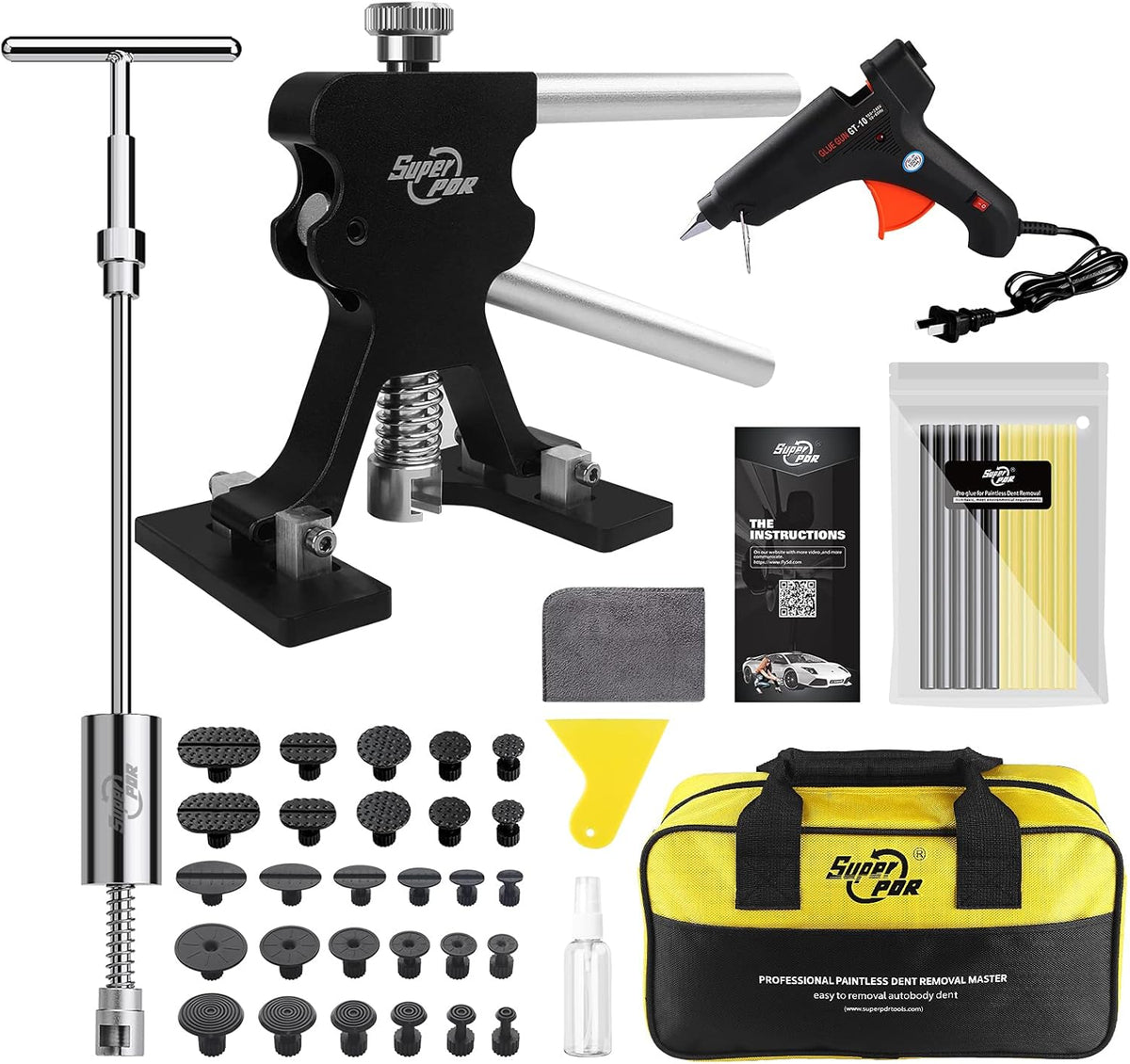 Auto Dent Puller Kit with Slide Hammer, Pack of 2 U930116