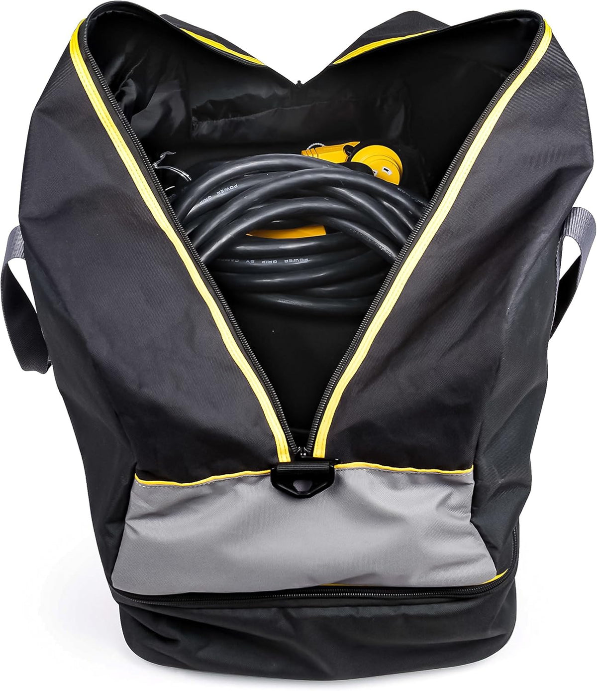 Black Electrical Accessory Bag with Adapter Storage D165